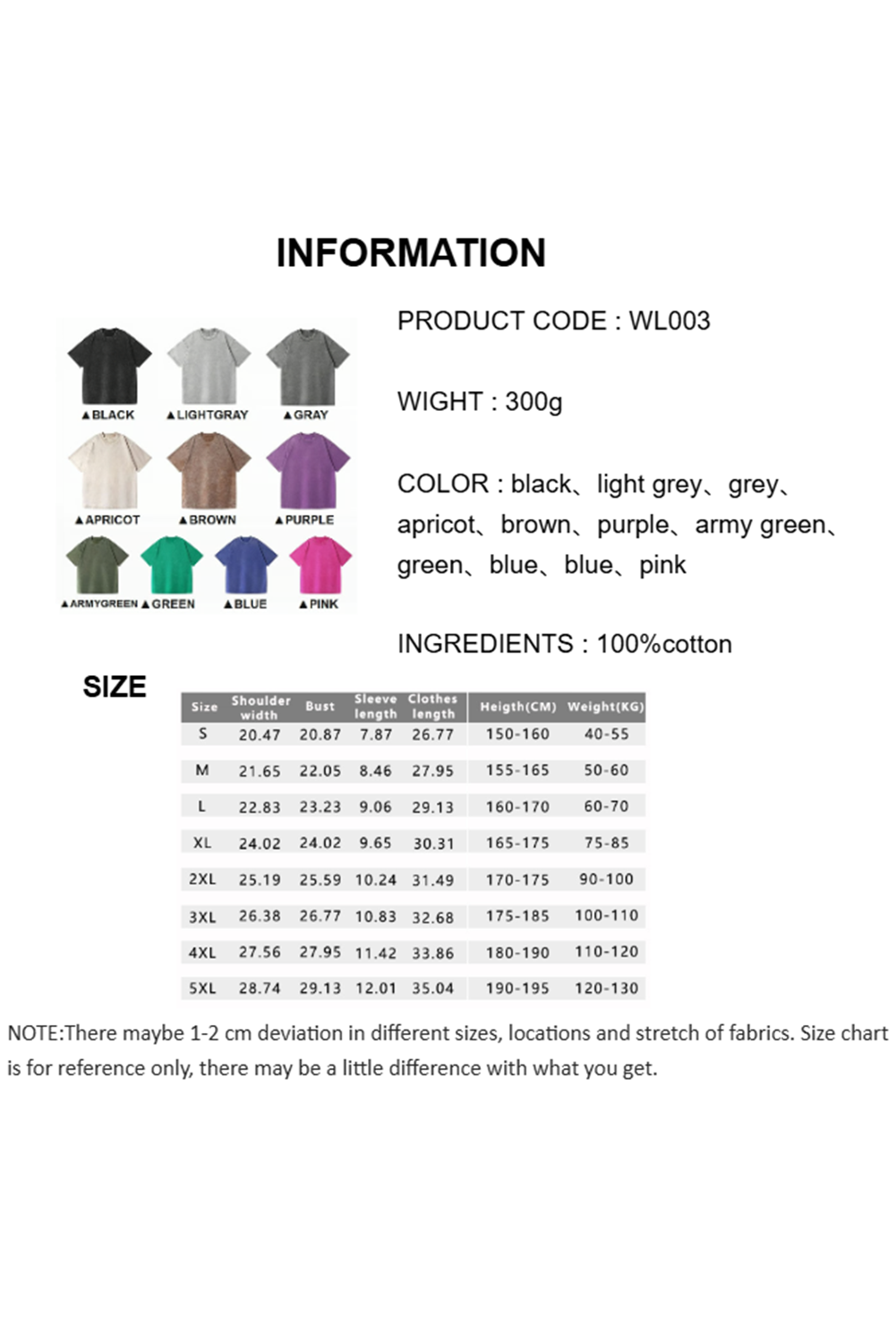 Wholesale 100% Cotton T shirt WomenHip Hop Washed TopsRetro Oversized T-shirt Short Sleeve WL003