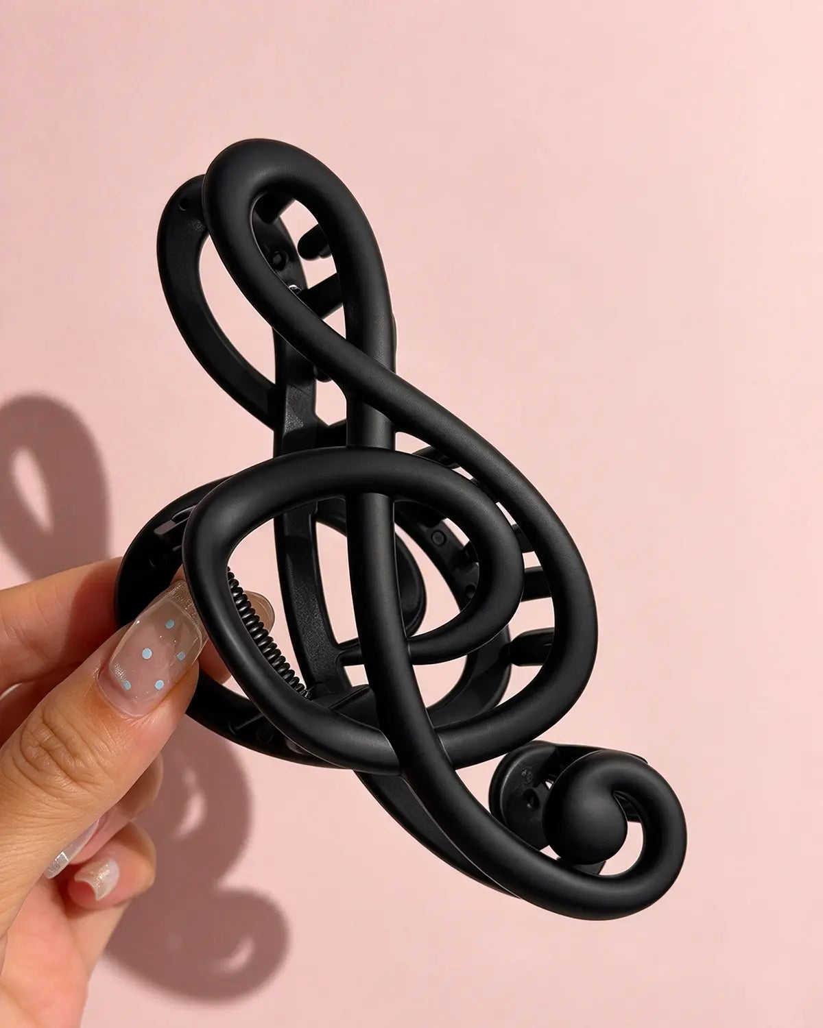 Black Music Note Claw Daily Boutique SJHL350BK