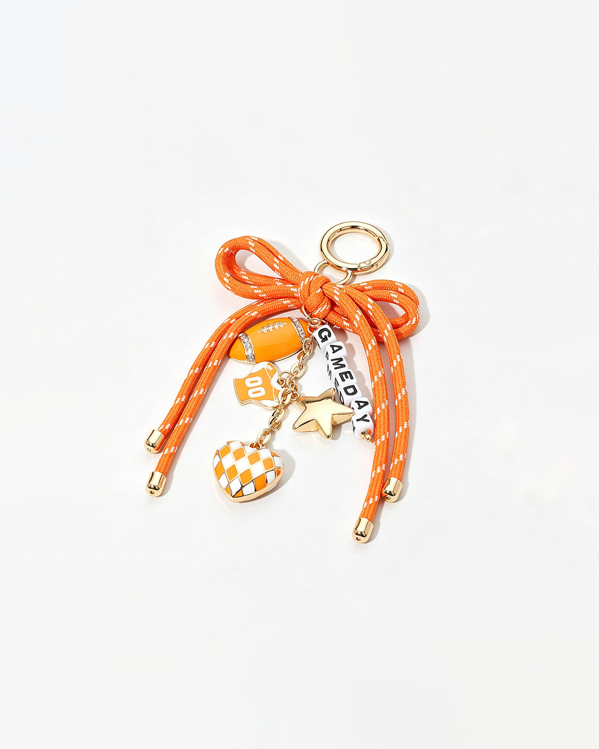 Orange Gameday Purse Charm SP032