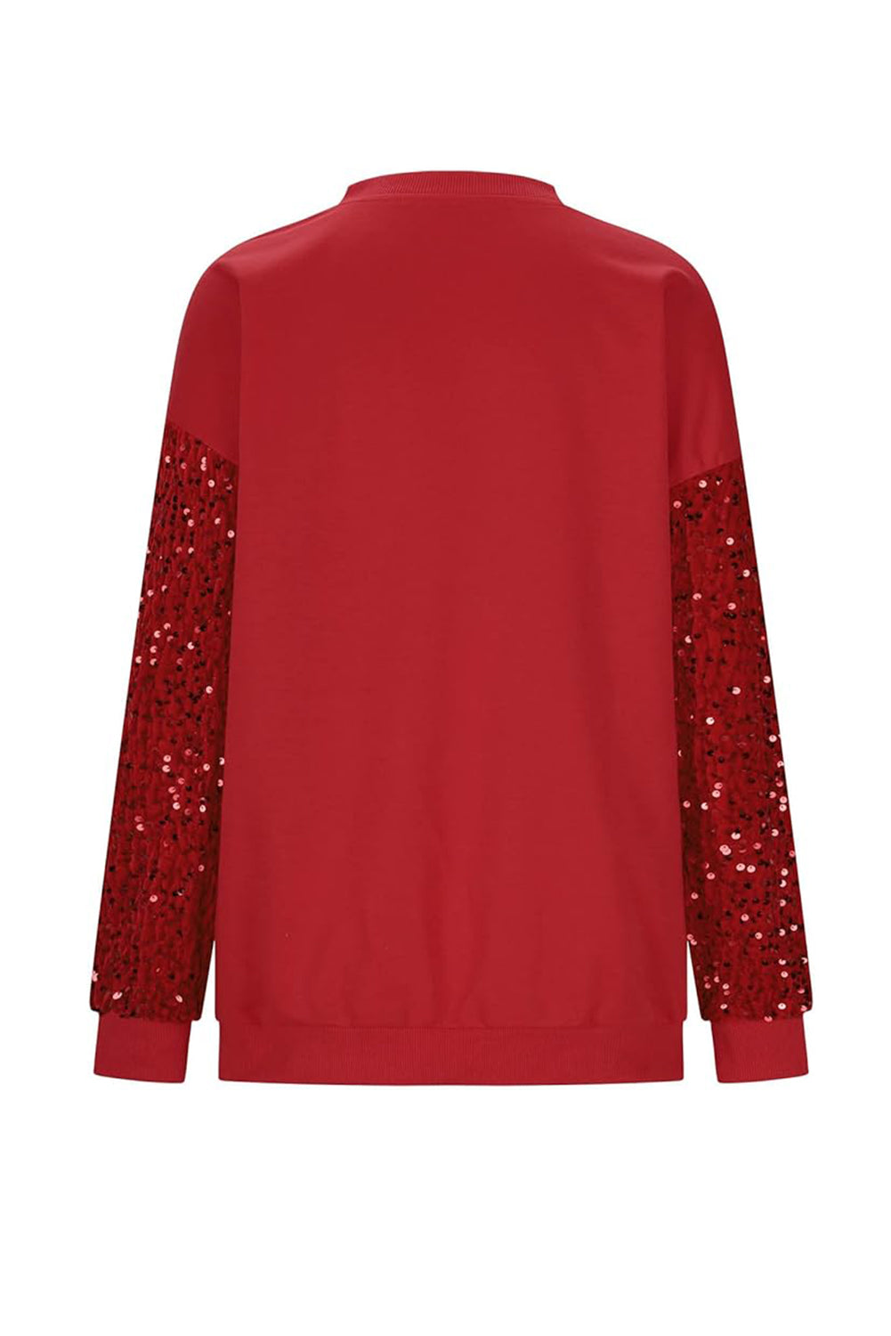Wholesale 4 colors Christmas Sequin long sleeve Santa blouse WL011