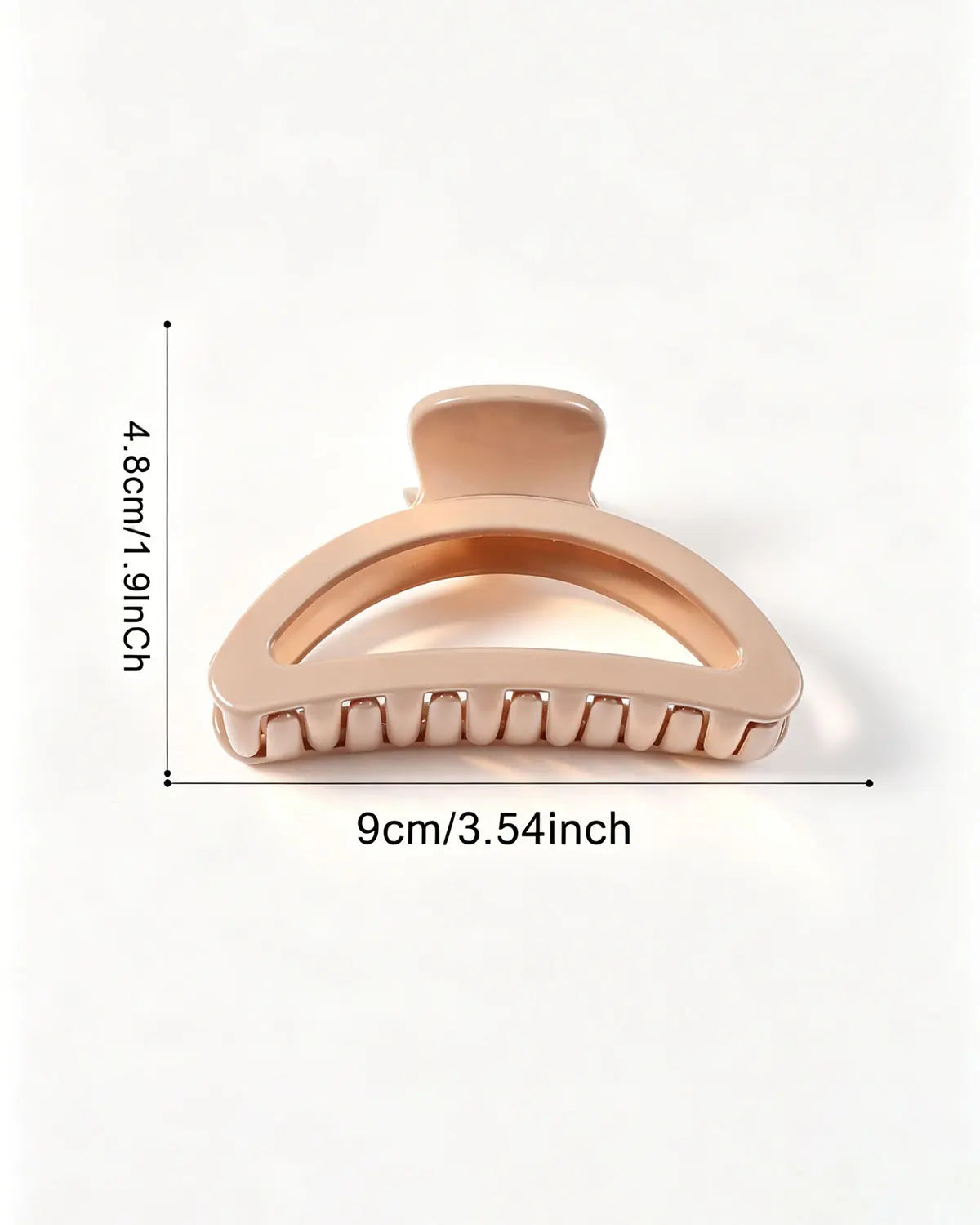Khaki Hollow Hair Claw Daily Basic Accessory SP226