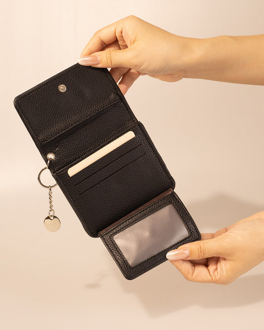 Wholesale Black Fold Card Holder Daily Minimalist Wallet SP236