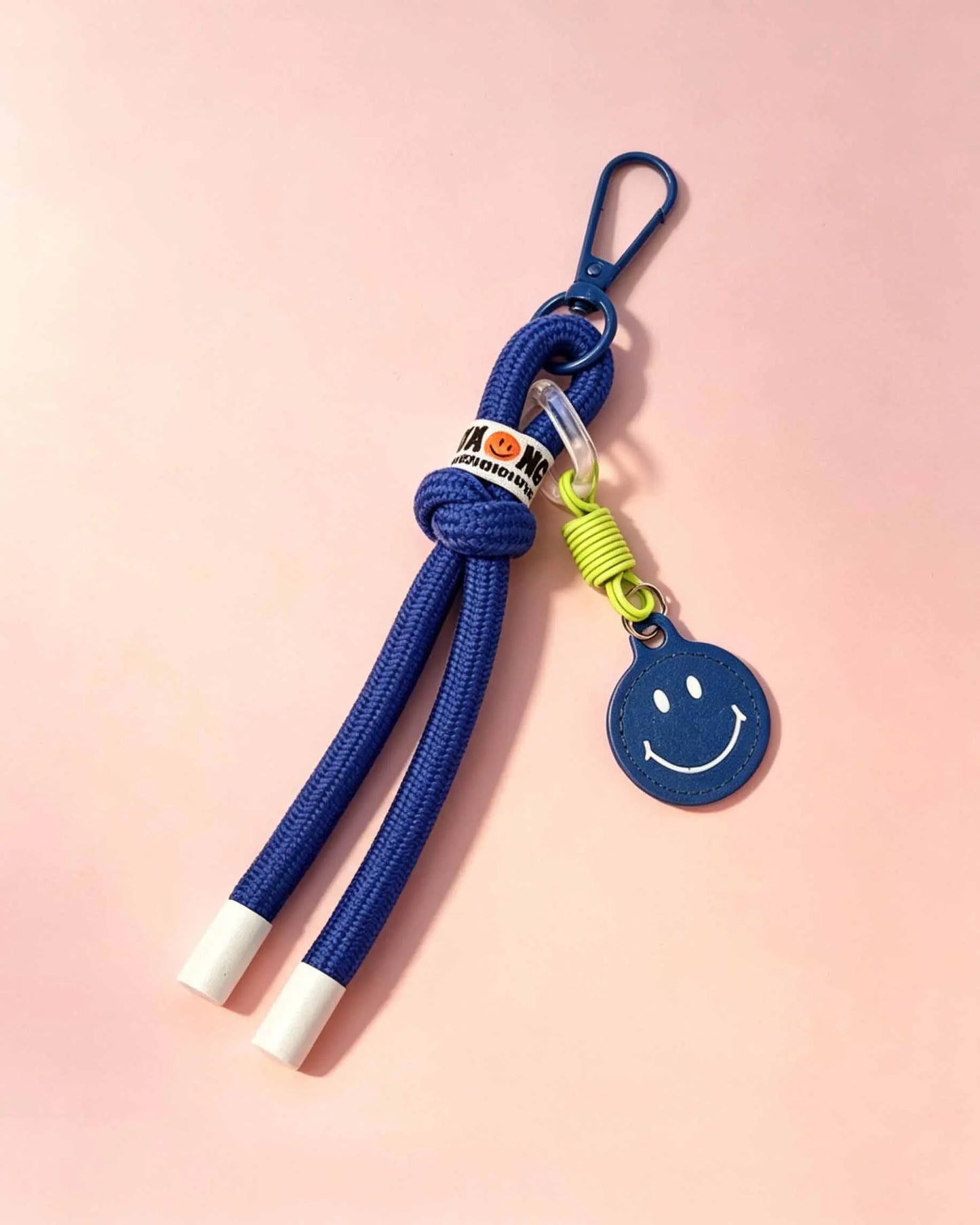 Blue Rope Smiley Keychain Daily BagCharm Accessory SP167
