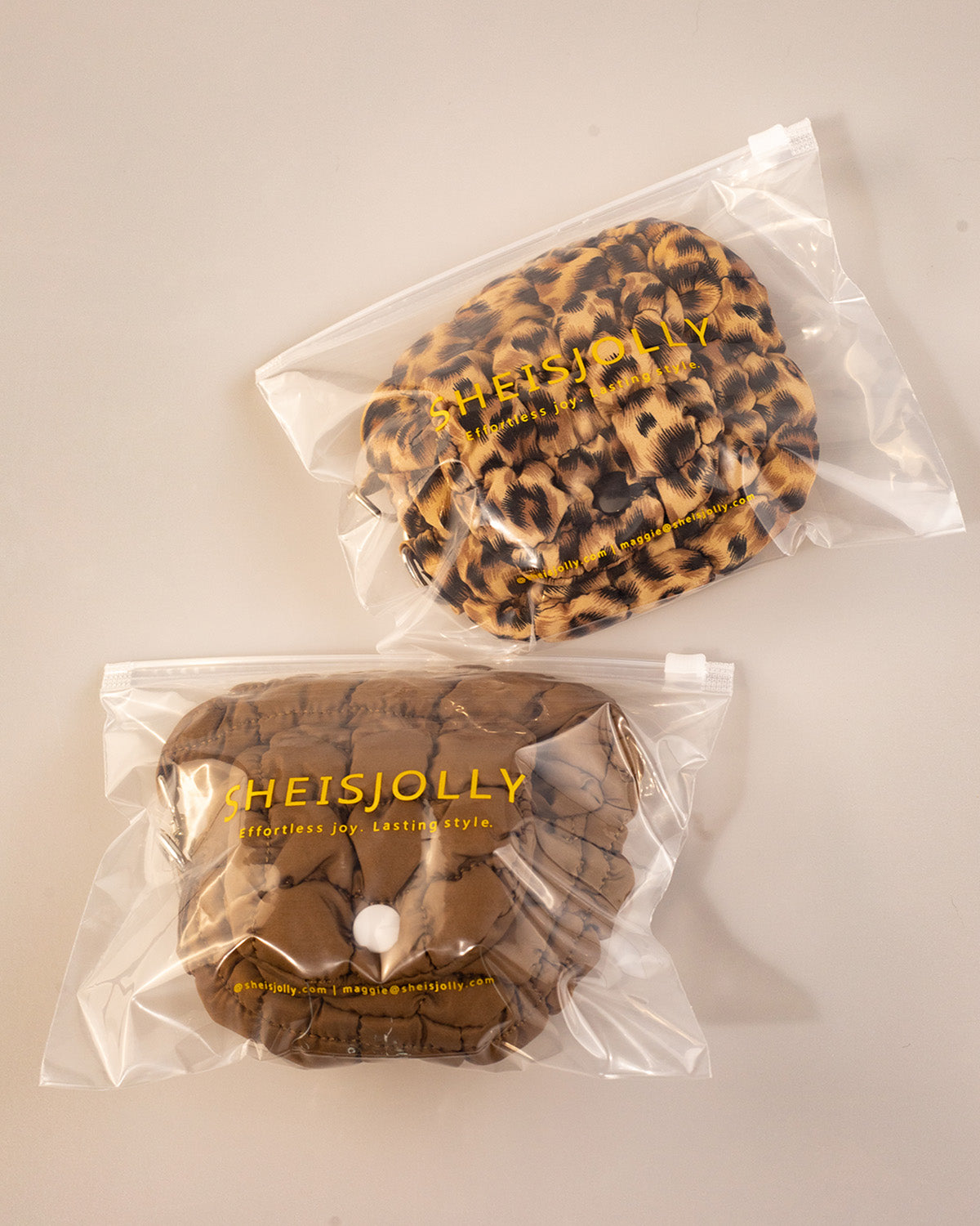 Wholesale Leopard Puffer Mini Bag Casual Accessory SP243