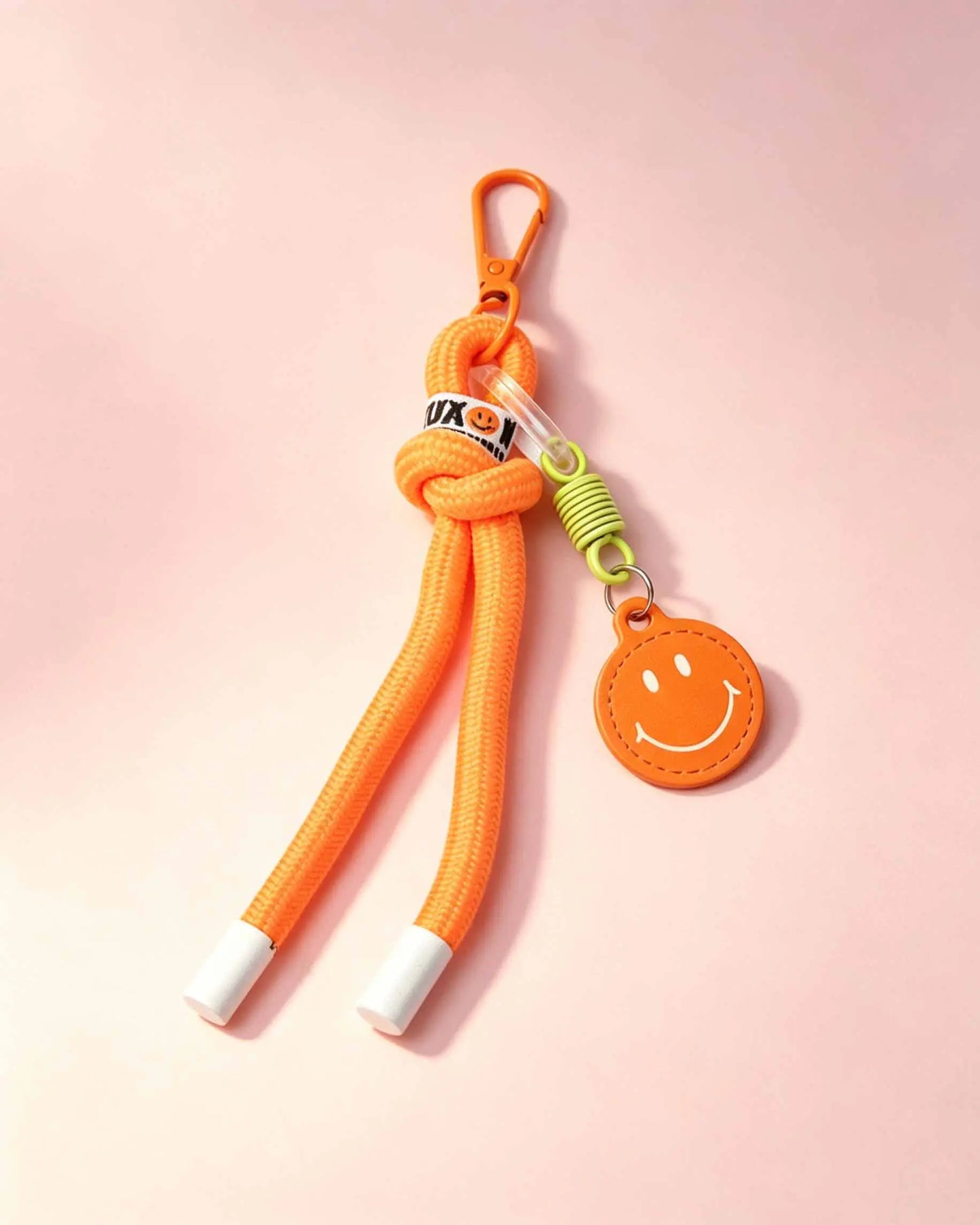 Orange Rope Smiley Keychain Daily BagCharm Accessory SP166