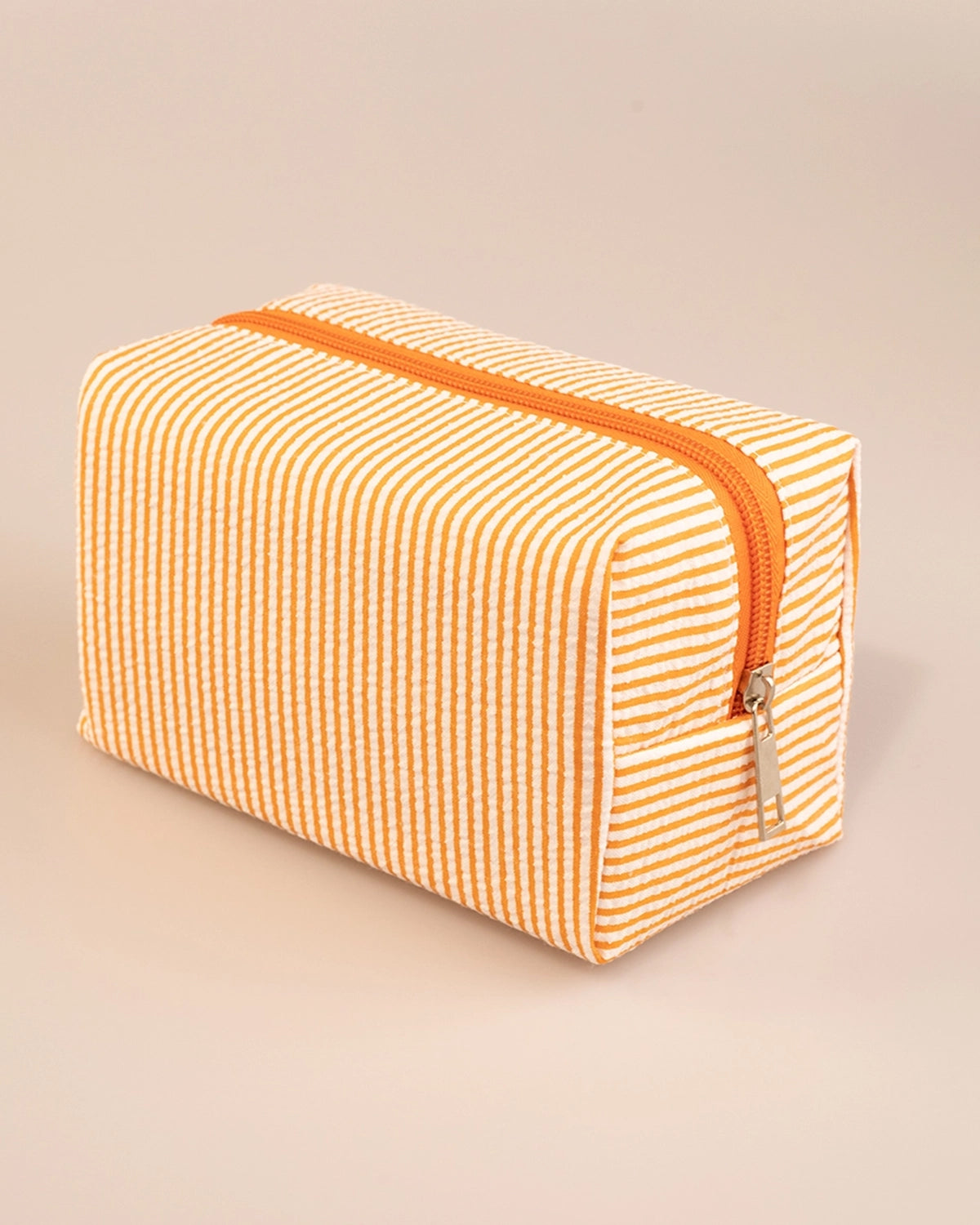 Yellow Striped Cosmetic Bag Travel Organizer SP260