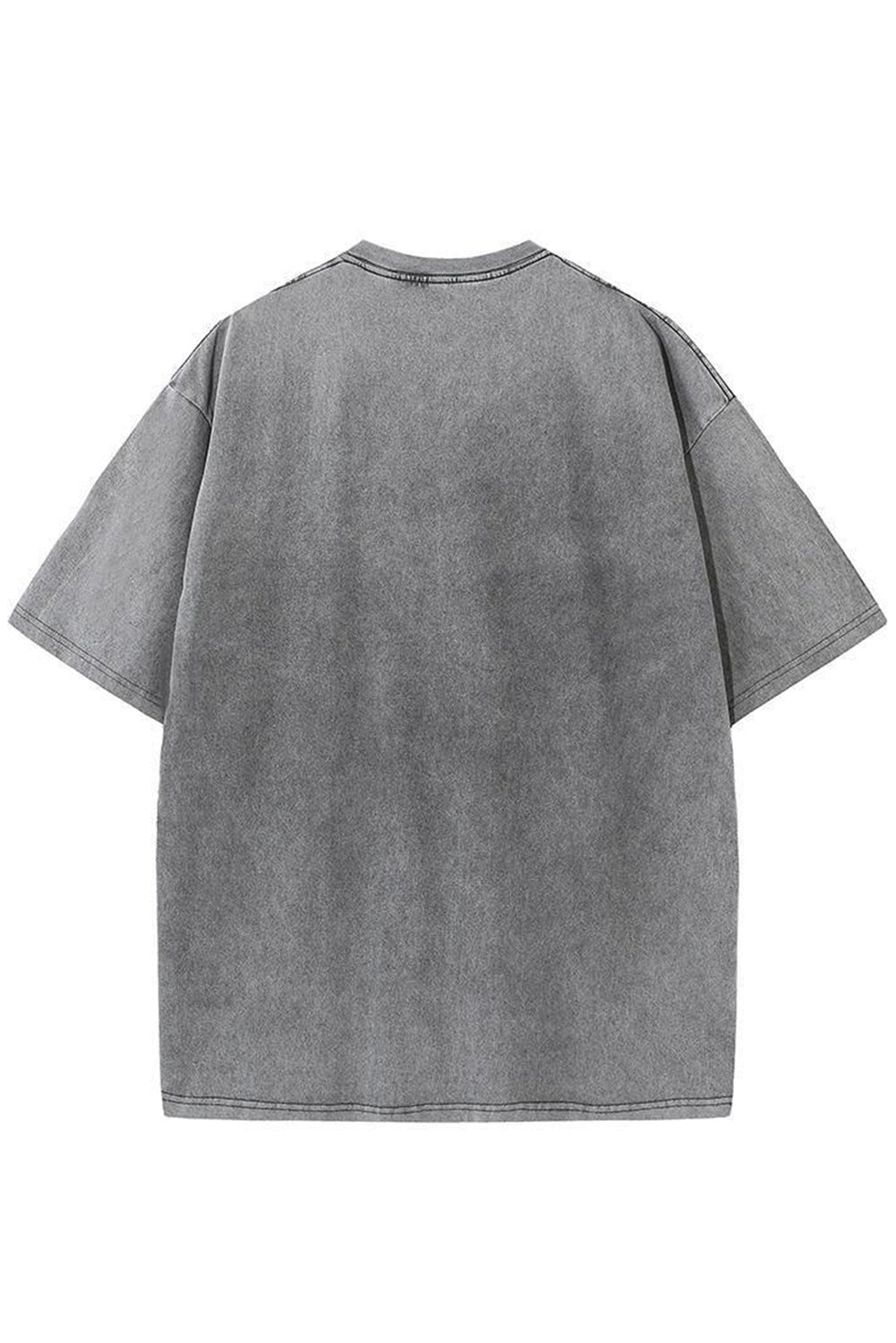 Wholesale 100% Cotton T shirt WomenHip Hop Washed TopsRetro Oversized T-shirt Short Sleeve WL003