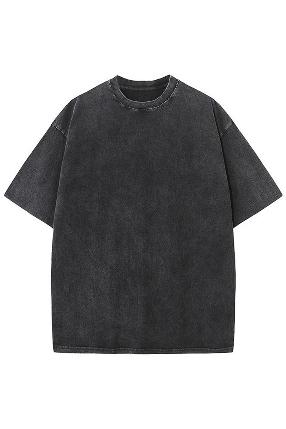 Wholesale 100% Cotton T shirt WomenHip Hop Washed TopsRetro Oversized T-shirt Short Sleeve WL003