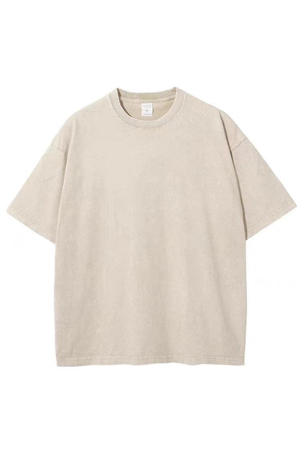Wholesale 100% Cotton T shirt WomenHip Hop Washed TopsRetro Oversized T-shirt Short Sleeve WL003