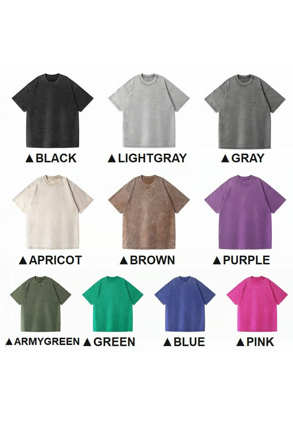 Wholesale 100% Cotton T shirt WomenHip Hop Washed TopsRetro Oversized T-shirt Short Sleeve WL003