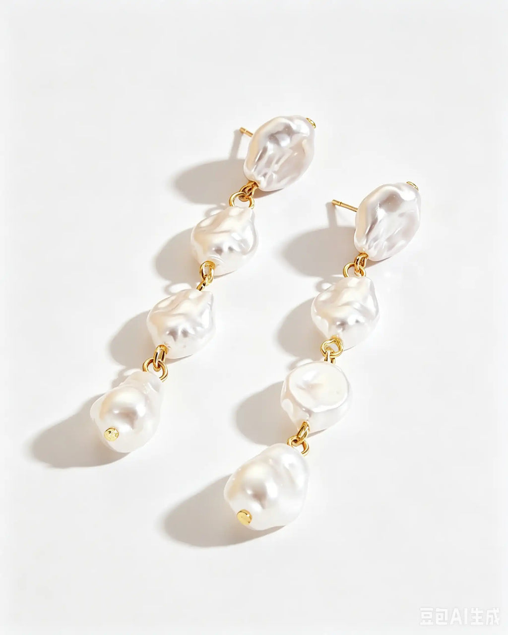 Wholesale White Faux Pearl Drop Earrings Party Retro Jewelry SP091
