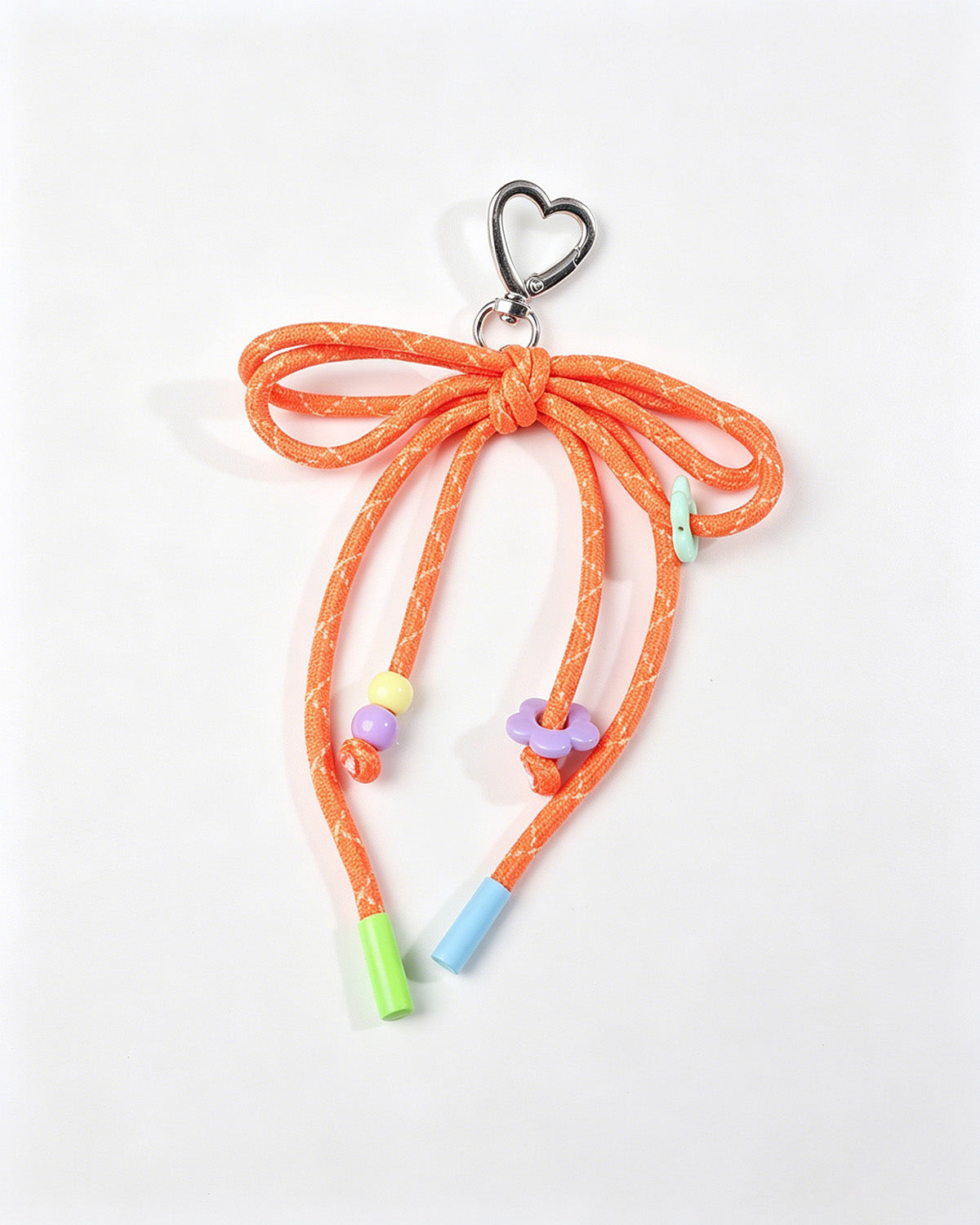 Wholesale Orange Rope Bow Keychain Summer Preppy Boutique Gift SP043