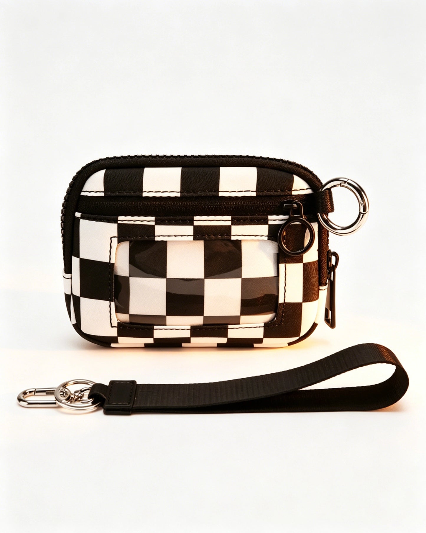 Checkerboard Waterproof Ultralight Window Pouch Travel ID Wallet SP156