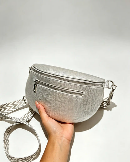 Wholesale Silver Shiny Fanny Pack SP137
