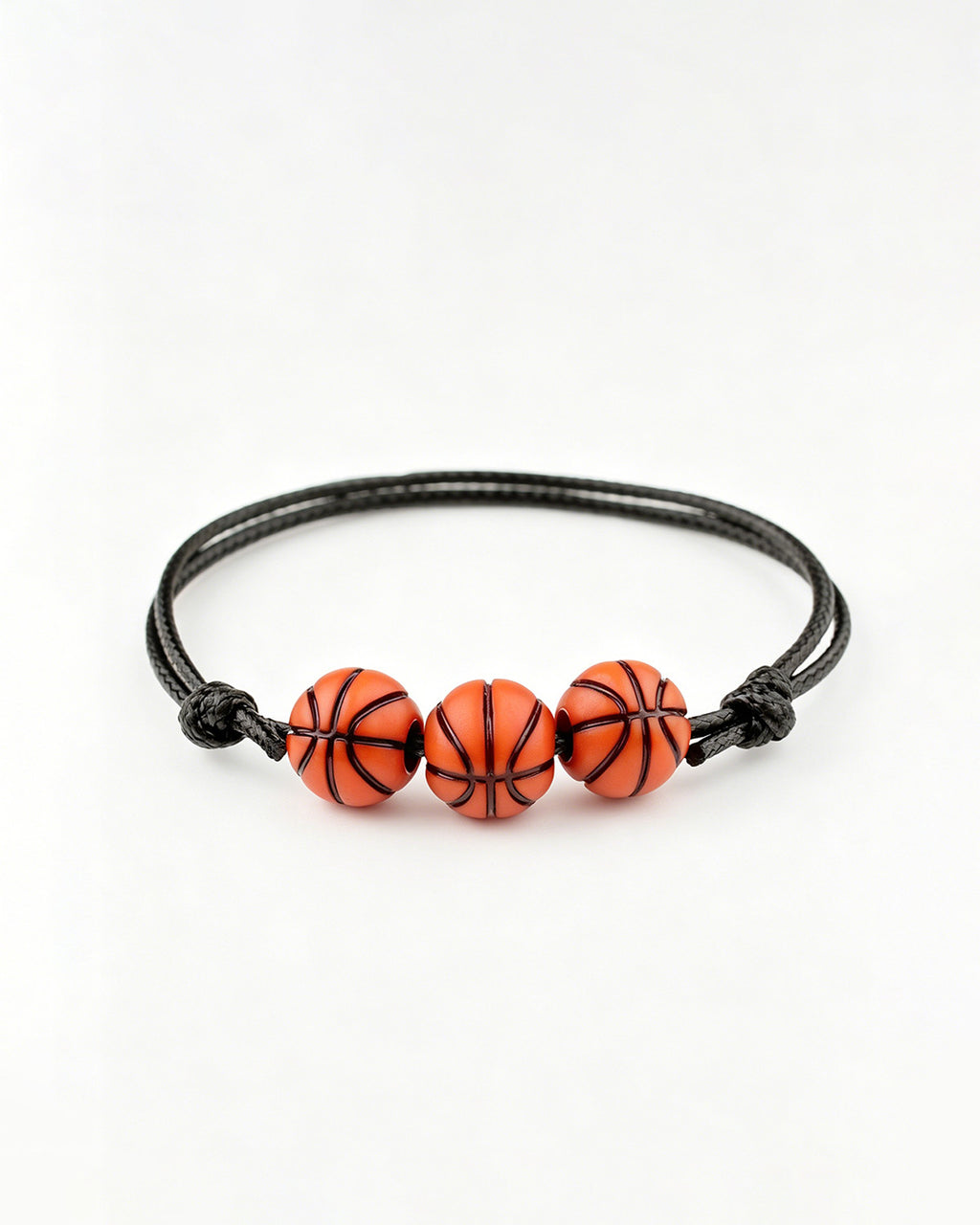 Wholesale Black Basketball Bead Bracelet Christmas Sports Fan Gift SP042