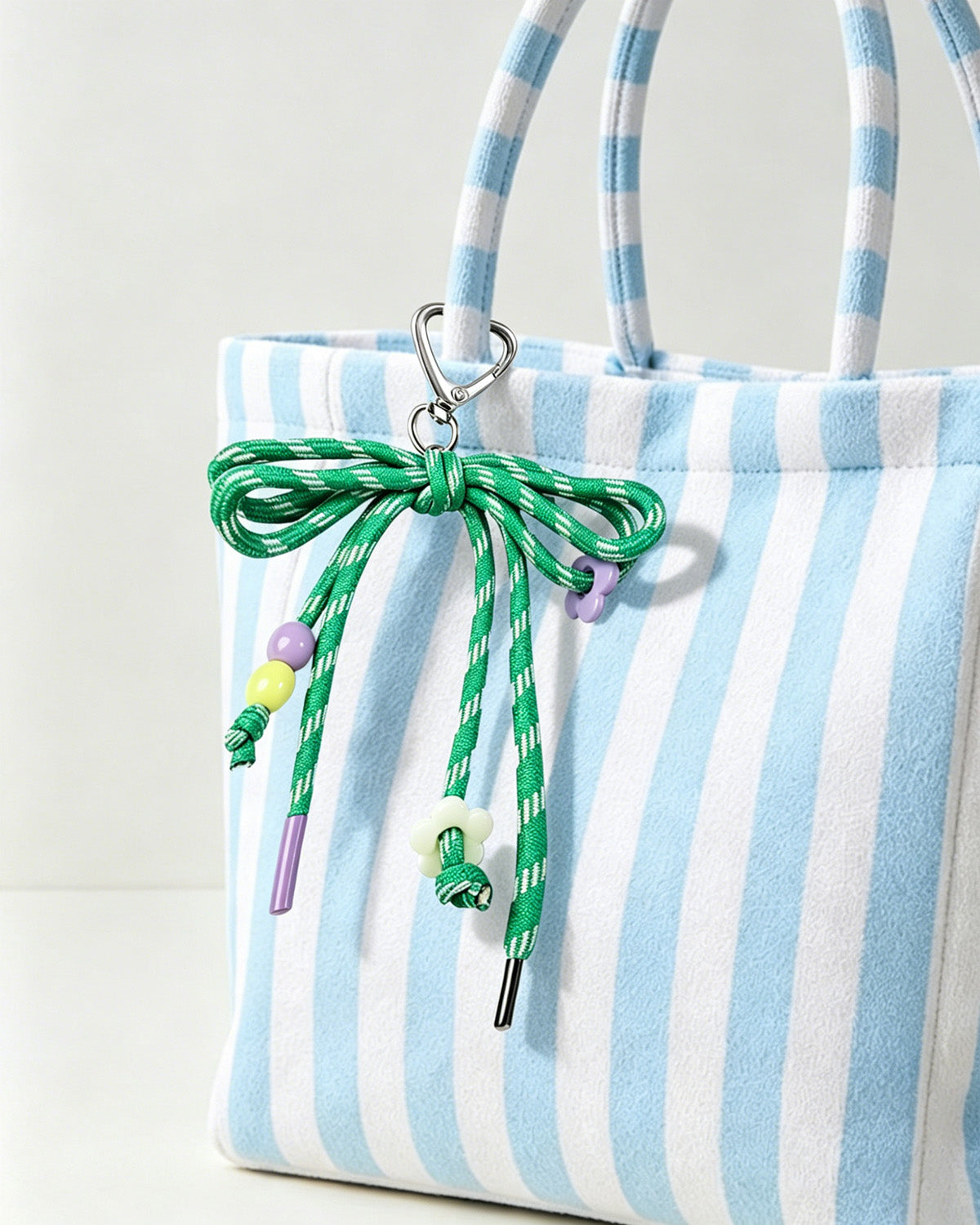 Green Bow Bag Charm Casul Cute Tote Accessory SP050