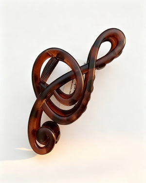 Bulk Tortoiseshell Music Note Hair Claw Office Elegant Accessory SP085
