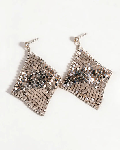 Gold Silver Zircon Earring Party Boutique SP311