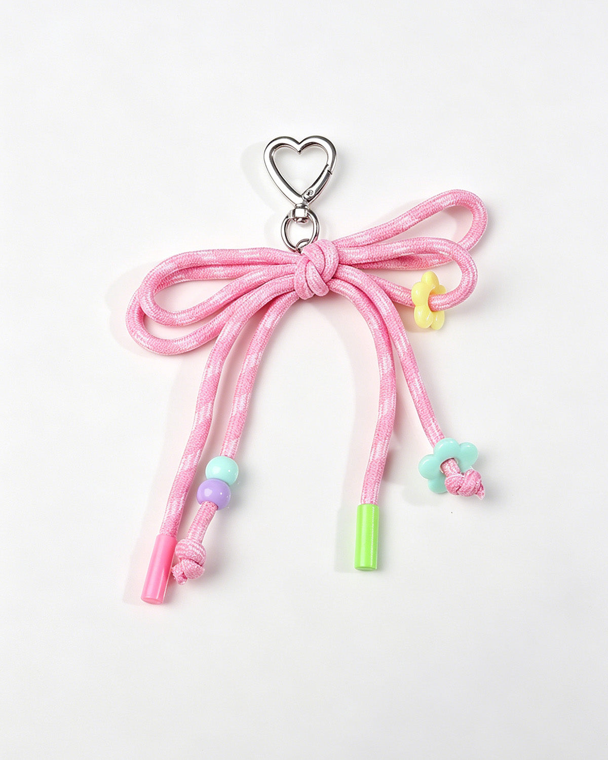 Light Pink Bow Keychain Spring Sweet Boutique Accessory SP049