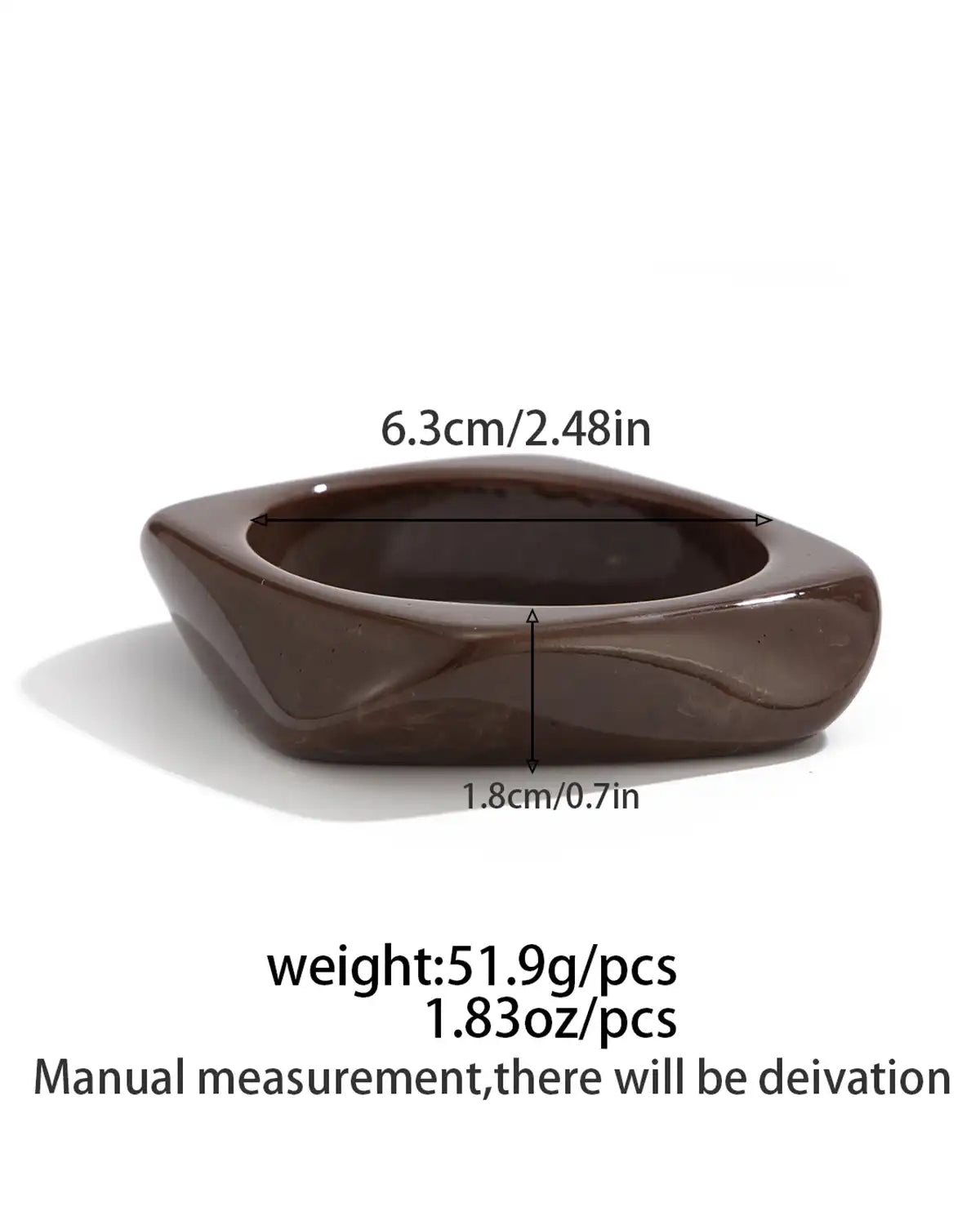 Wholesale Amber 3Pcs Resin Bangle Set Vacation Boho Jewelry SP090
