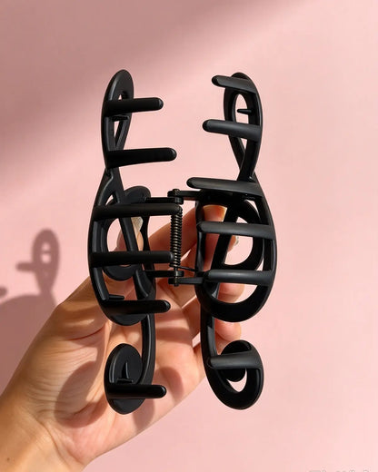 Black Music Note Claw Daily Boutique SJHL350BK
