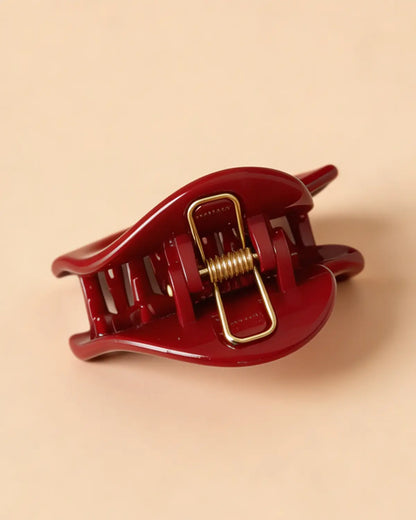 Burgundy Heart Hair Claw Daily SP338