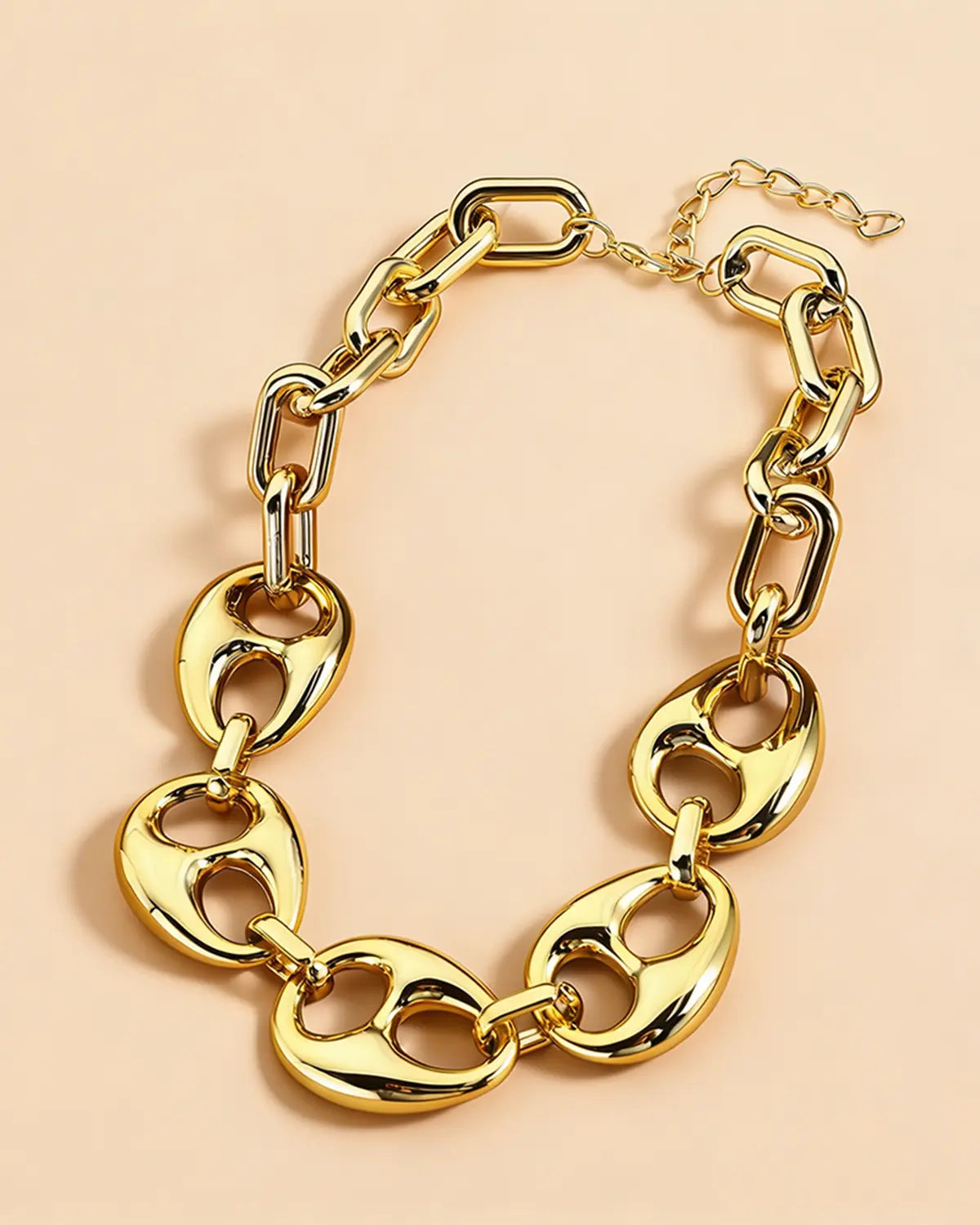 Gold Acrylic Chunky Chain Party Boutique SP330