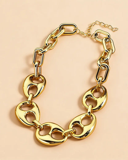 Gold Acrylic Chunky Chain Party Boutique SP330