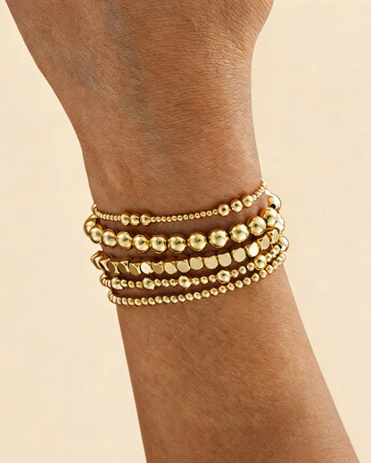 Gold Beaded Stacking Bracelet Daily Boutique SP324