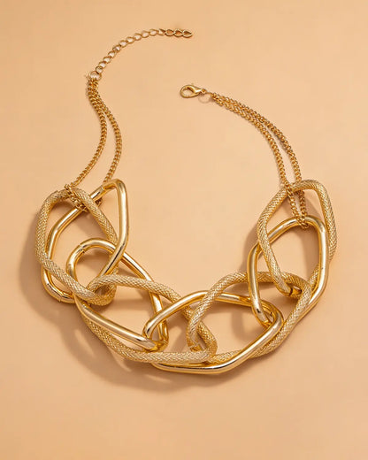 Gold Chunky Chain Necklace Party Boutique SP319