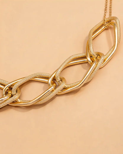 Gold Chunky Chain Necklace Party Boutique SP319