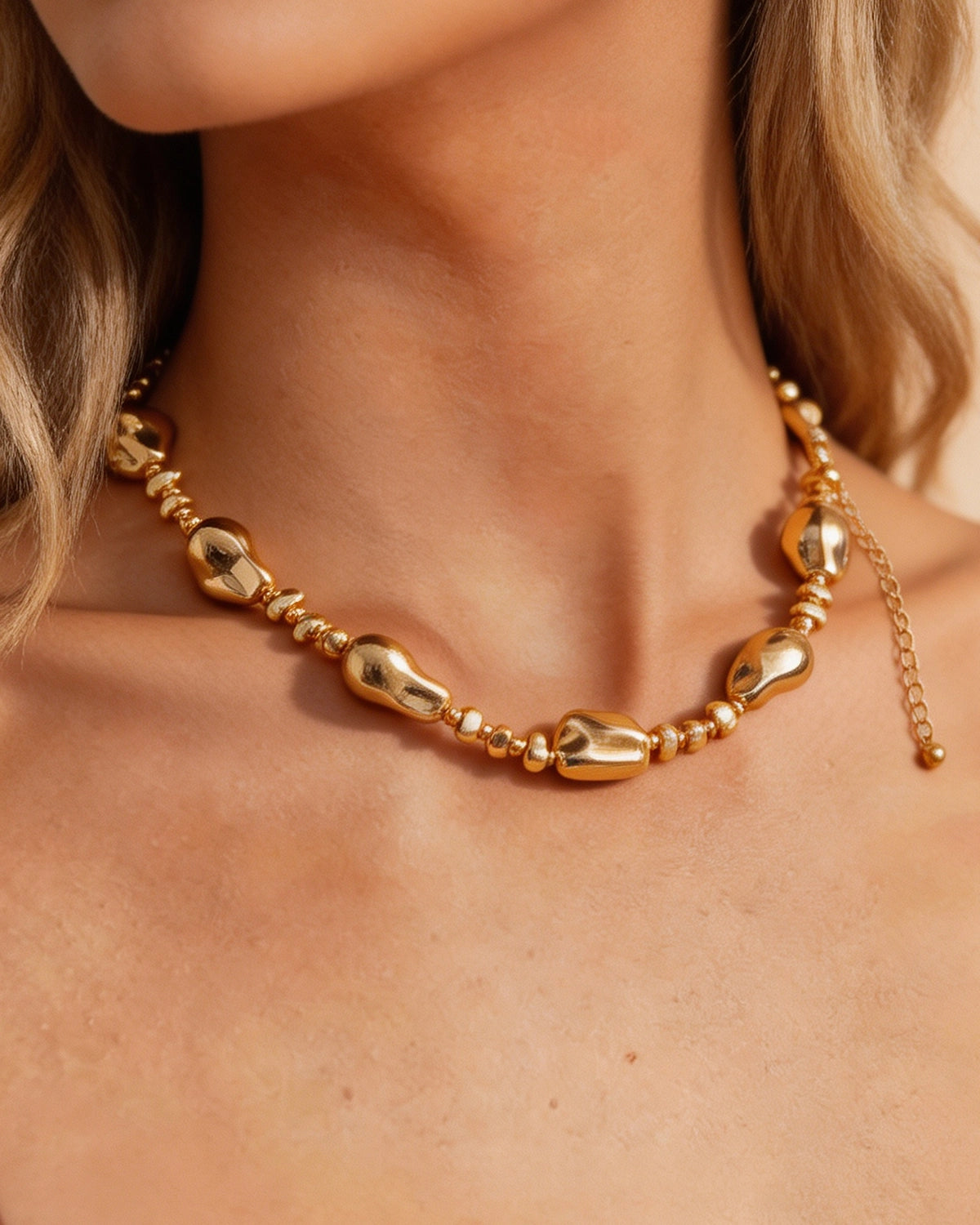 Gold Irregular Necklace Party Boutique SP333