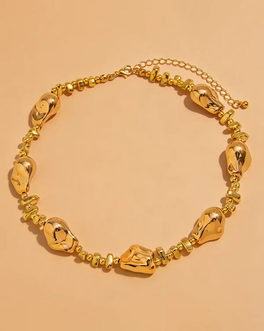 Gold Irregular Necklace Party Boutique SP333