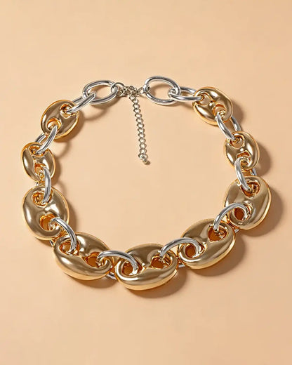 Gold Silver Resin Chunky Chain Party Boutique SP334