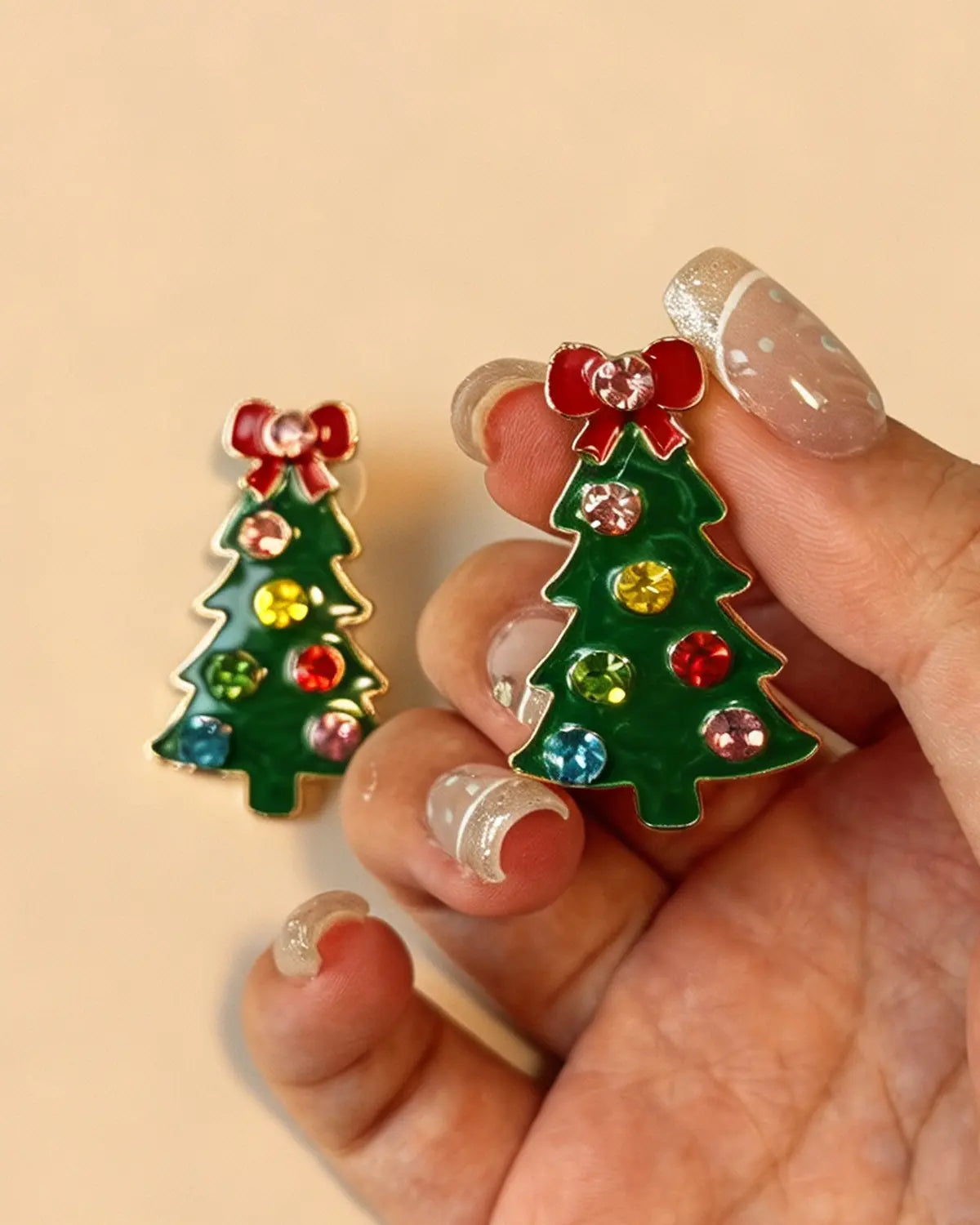 Green Christmas Earrings Party Boutique SP342-GN
