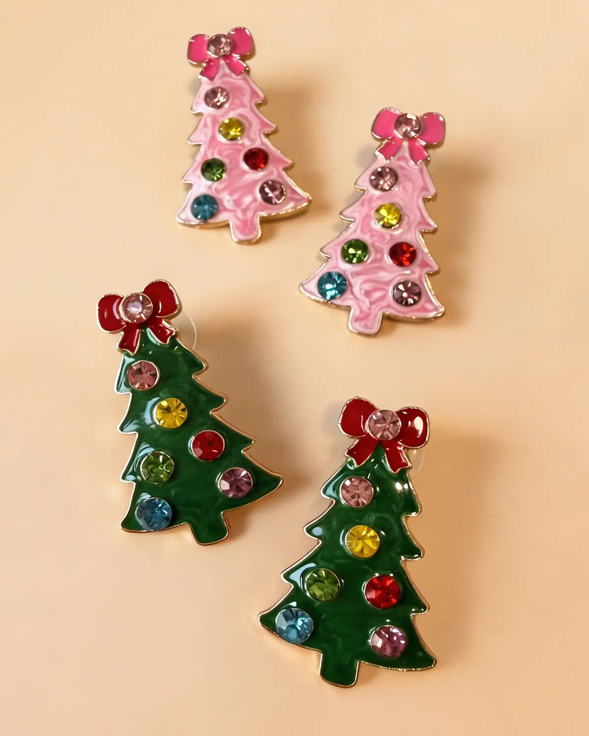 Green Christmas Earrings Party Boutique SP342-GN