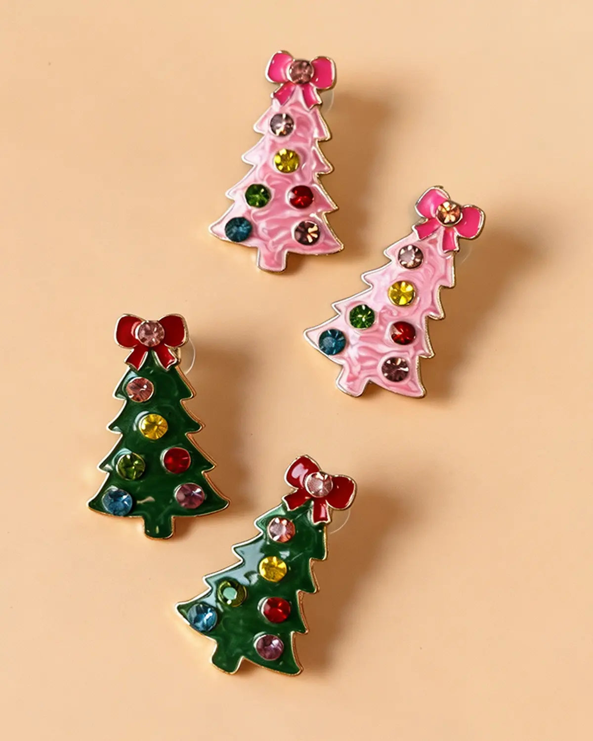 Green Christmas Earrings Party Boutique SP342-GN