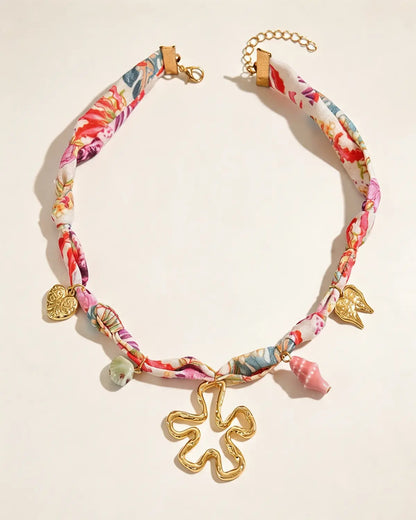 Multicolor Boho Charm Necklace Vacation Boutique Jewelry Gift SP303