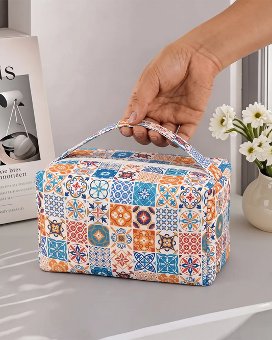Multicolor Oxford Makeup Bag Travel Boutique Organizer Gift SP291