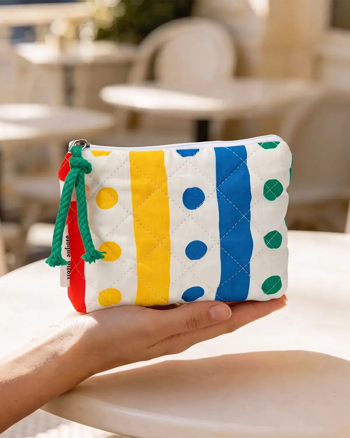 Multicolor Quilted Makeup Bag Daily Boutique Gift SP273