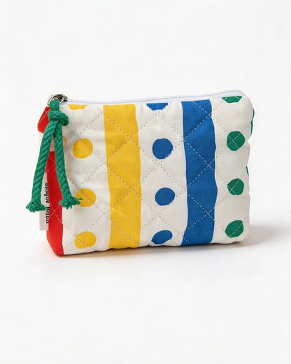 Multicolor Quilted Makeup Bag Daily Boutique Gift SP273