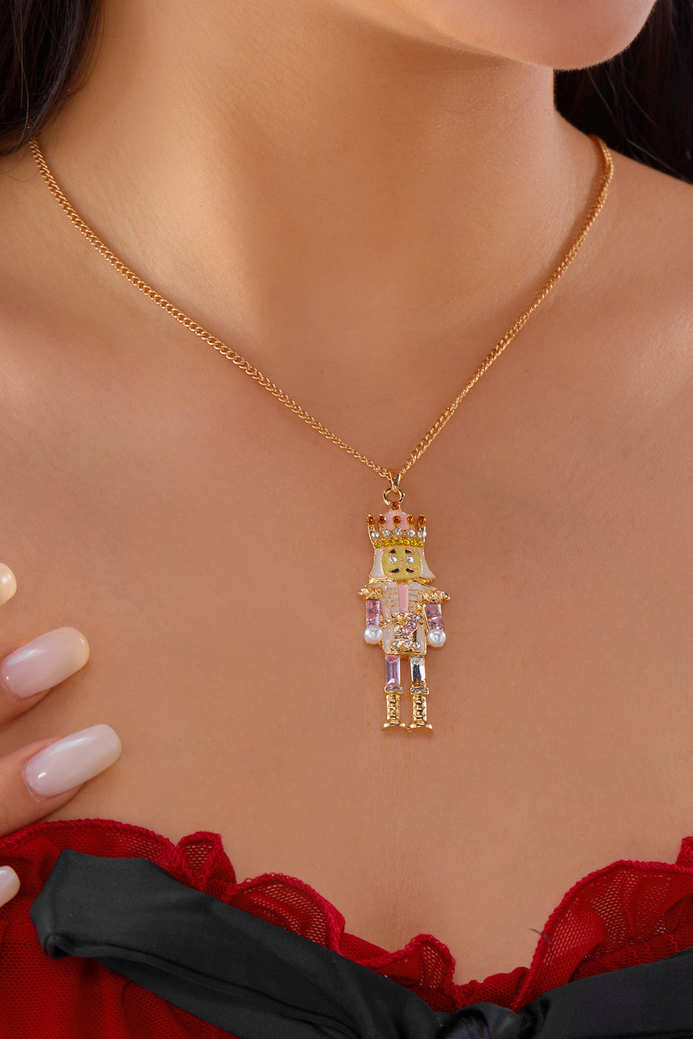 Wholesale Christmas Santa Drop Earrings SP017