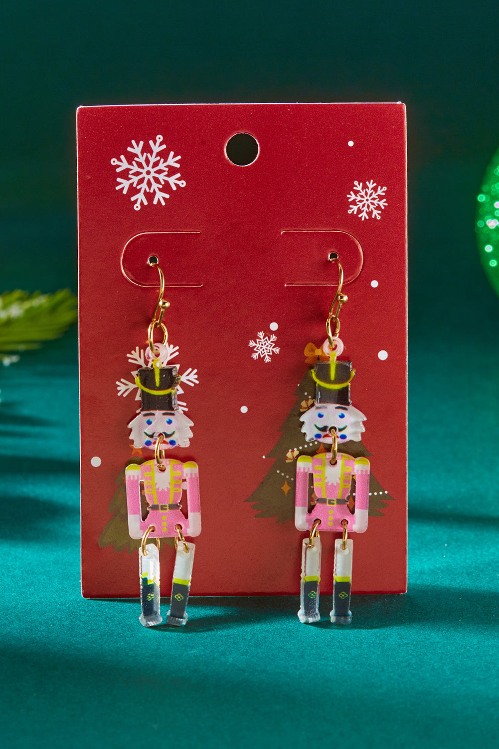 Wholesale Christmas series earrings fashionable and versatile Christmas love elk acrylic earrings  SP014