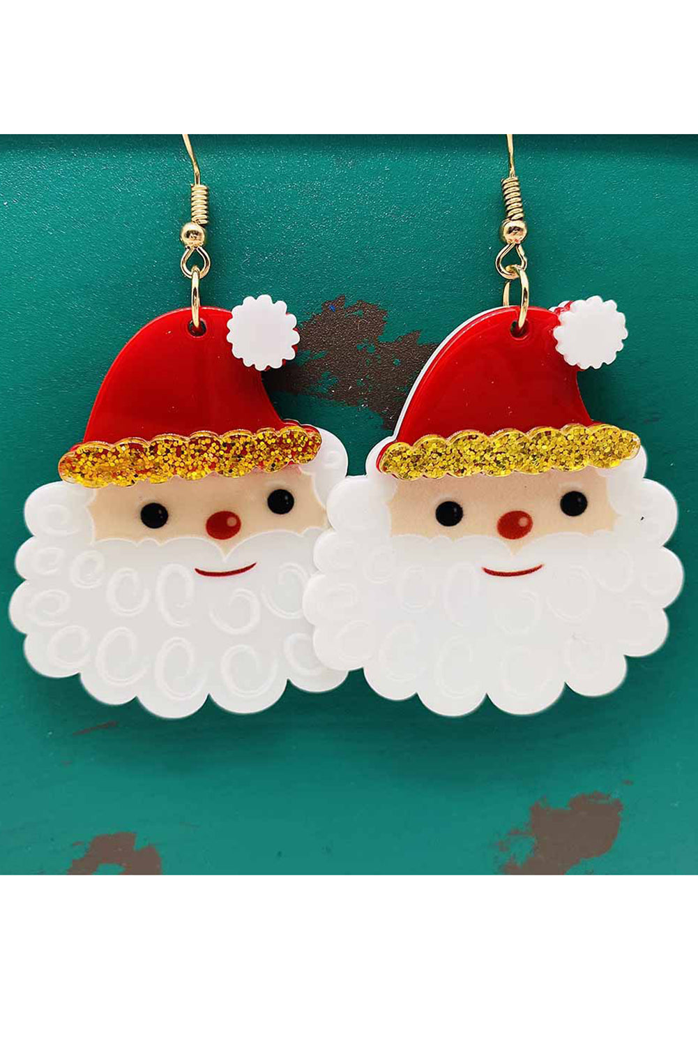 Wholesale Christmas Santa Drop Earrings SP017