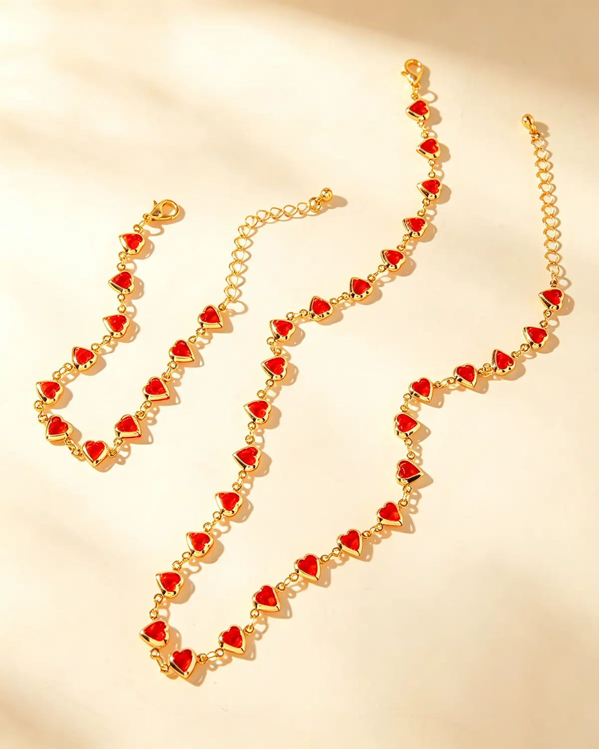 Red Heart Rhinestone Bracelet Valentine Boutique Wholesale SP345