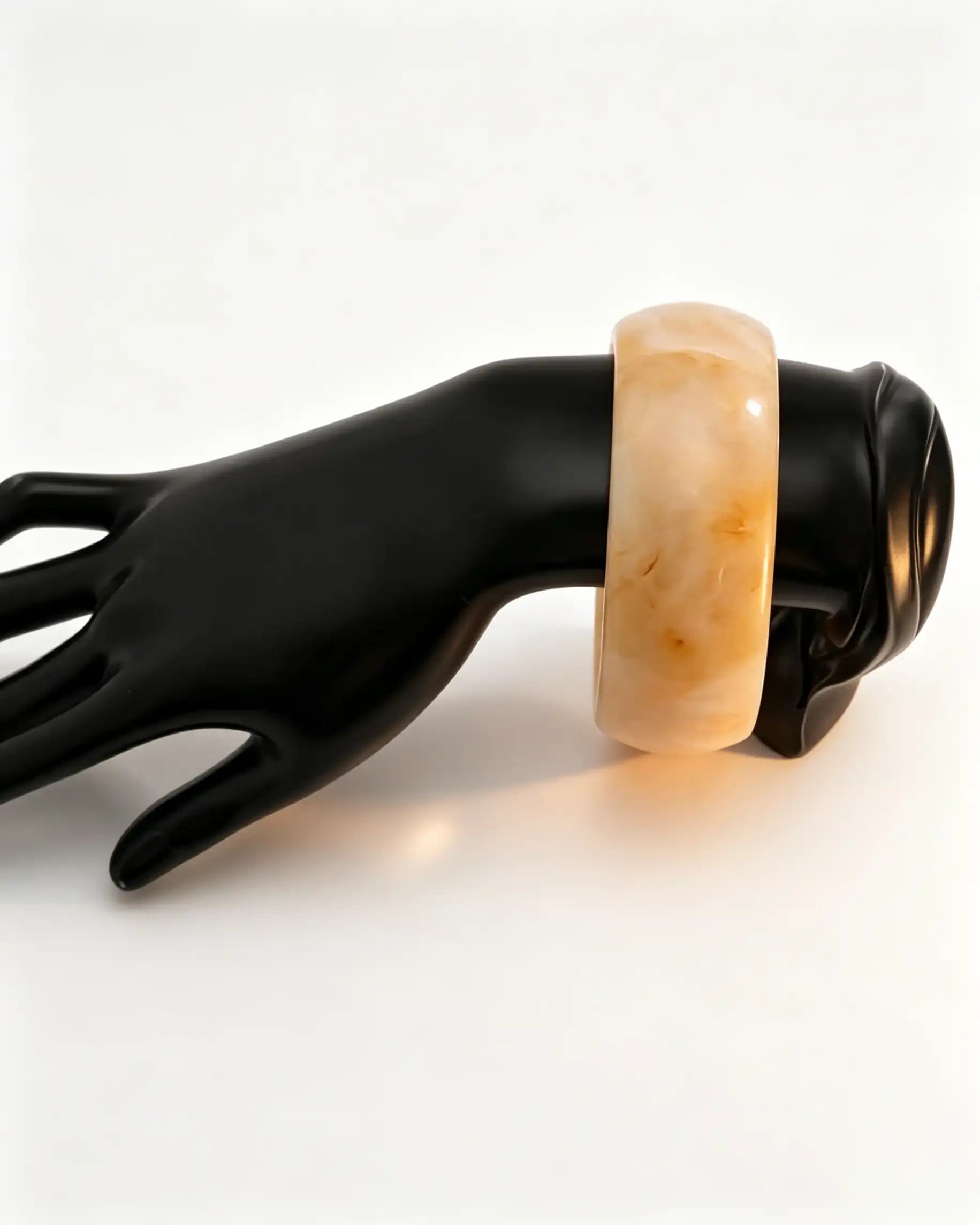 Wholesale Amber 3Pcs Resin Bangle Set Vacation Boho Jewelry SP090