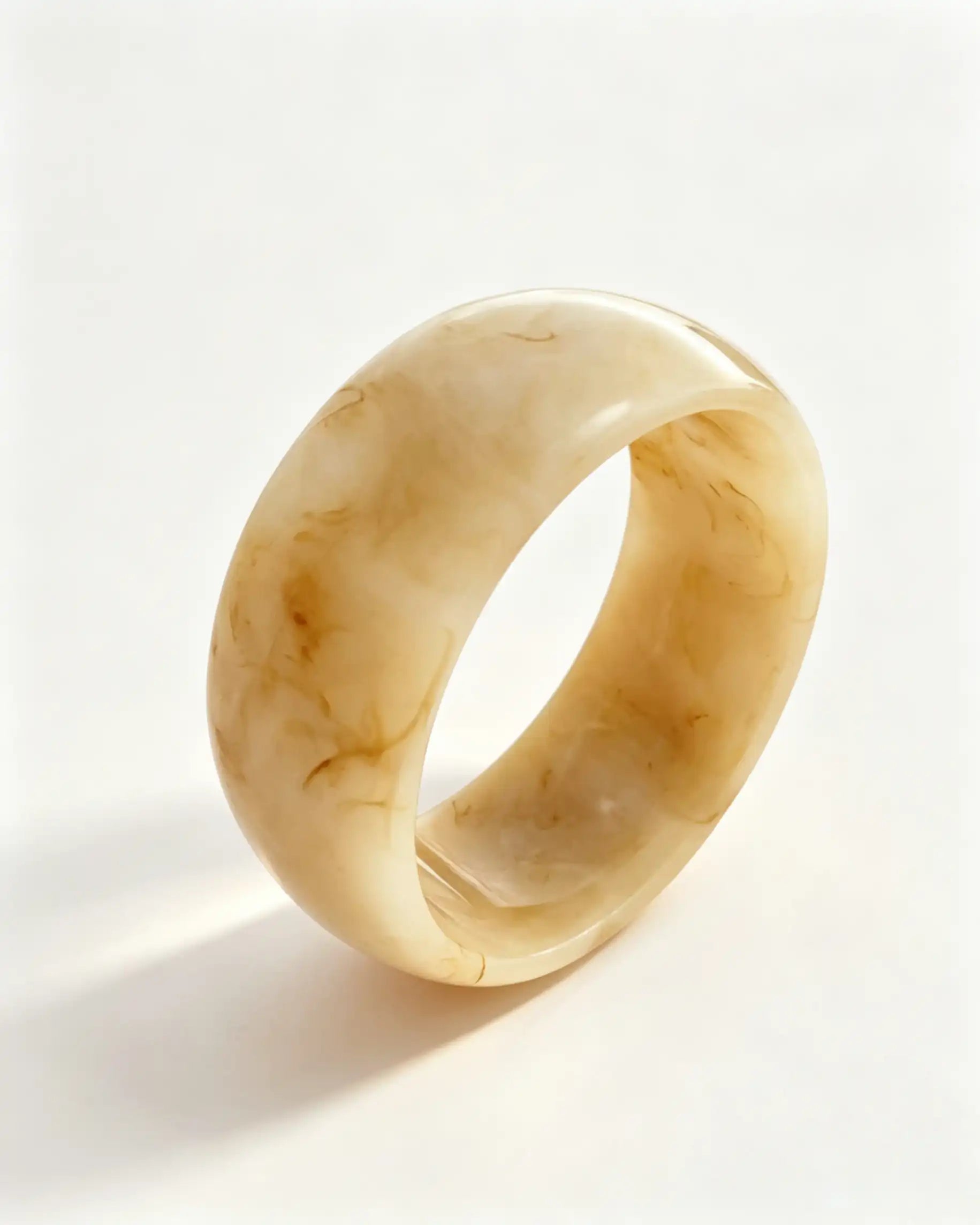 Wholesale Amber 3Pcs Resin Bangle Set Vacation Boho Jewelry SP090