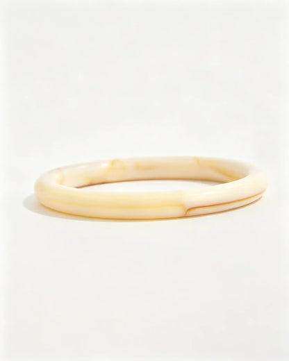 Wholesale Beige Marbled Resin Bangle SP114