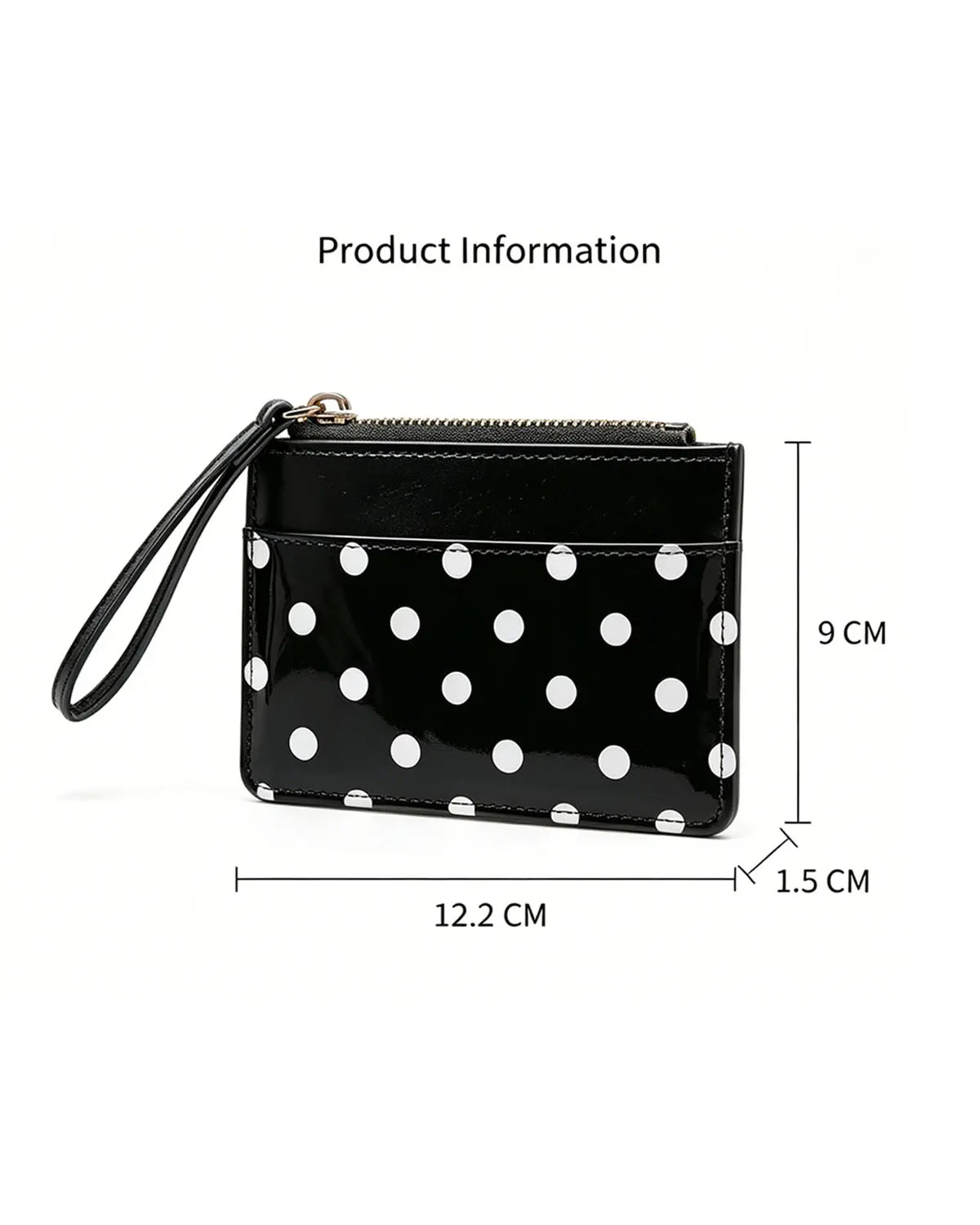 Black Fold Card Holder Daily Minimalist Wallet SP233