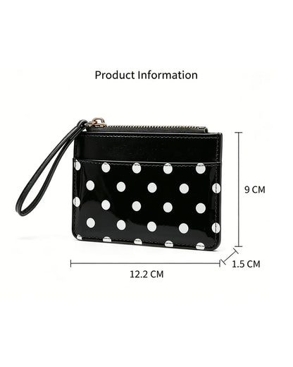 Black Fold Card Holder Daily Minimalist Wallet SP233